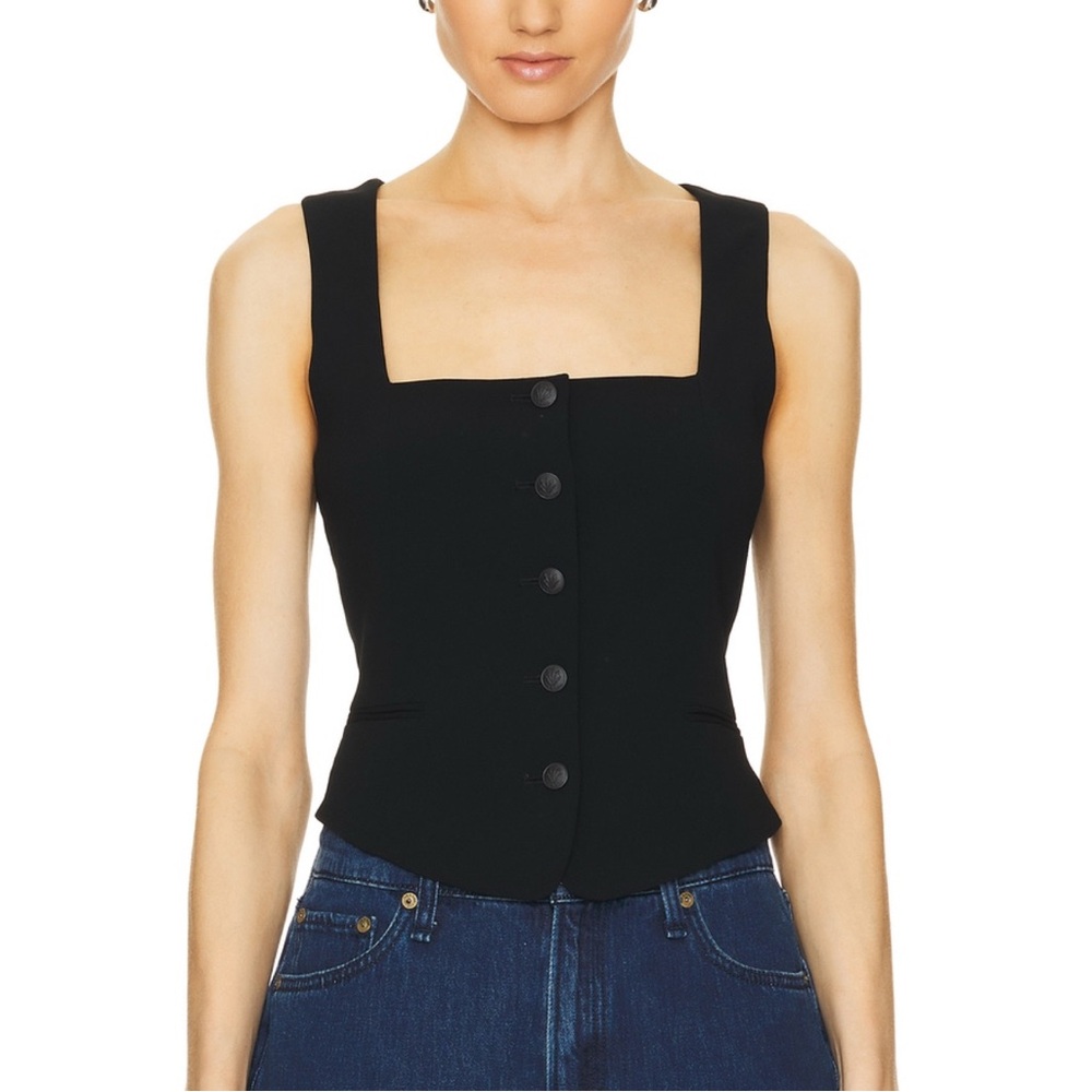 Rag & Bone Mariana Vest in Black